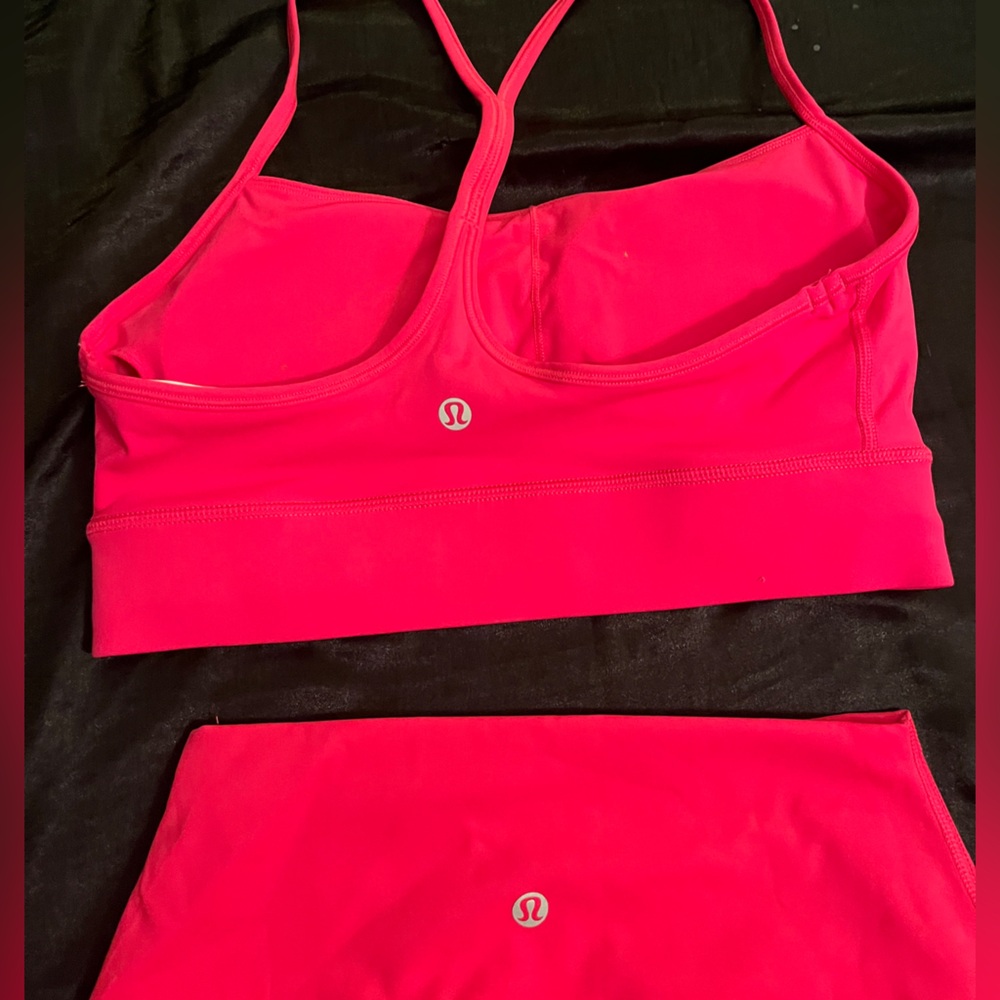 Lulu lemon bra and leggings set